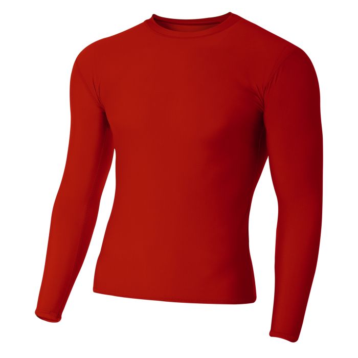 A4 Long Sleeve Compression Crew