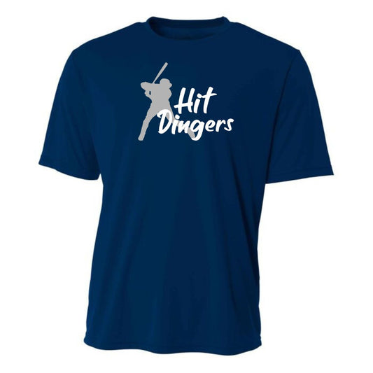 "Hit Dingers w/Batter" Tee