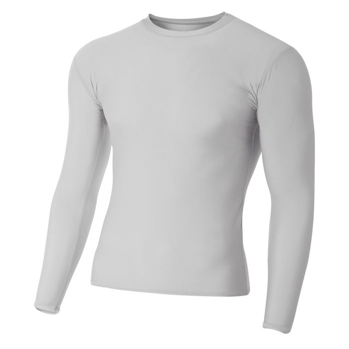 A4 Long Sleeve Compression Crew