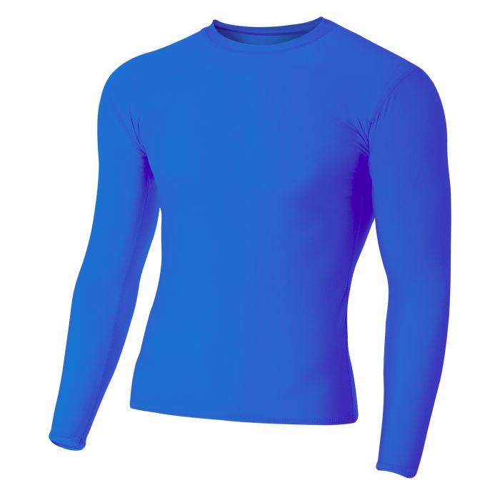 A4 Long Sleeve Compression Crew