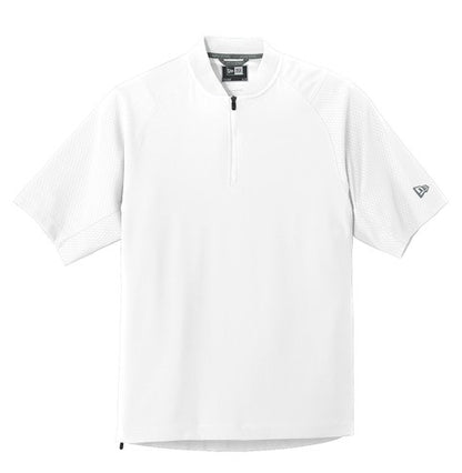 Chaqueta de manga corta New Era® Cage con cremallera de 1/4