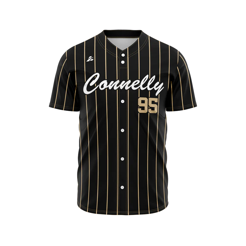 Sublimated Faux Button Front Jersey – Dinger City Baseball