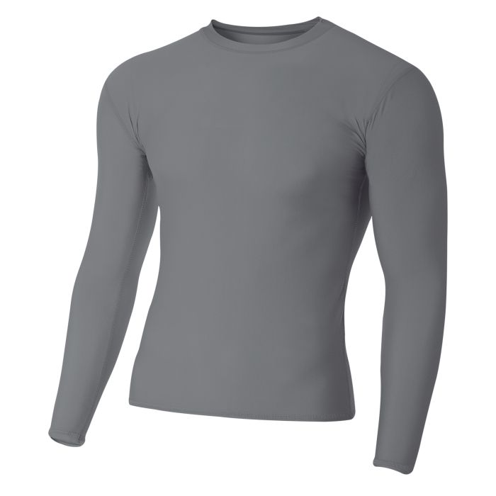 A4 Long Sleeve Compression Crew