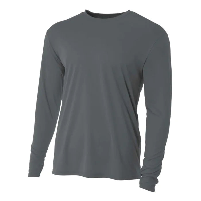 Camiseta de manga larga A4 de cuello redondo de alto rendimiento de refrigeración