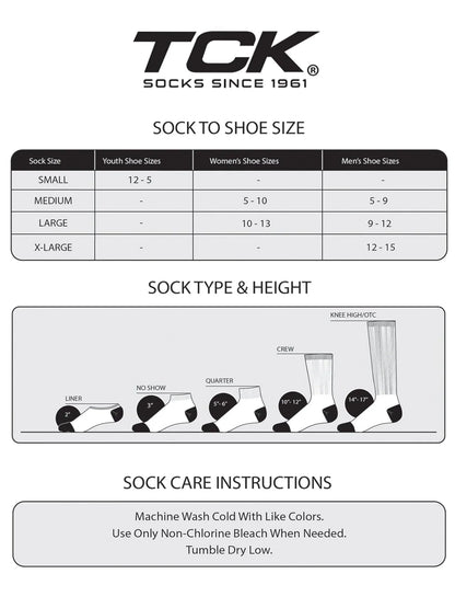 TCK Flat-Knit Sanitary Liner Sock